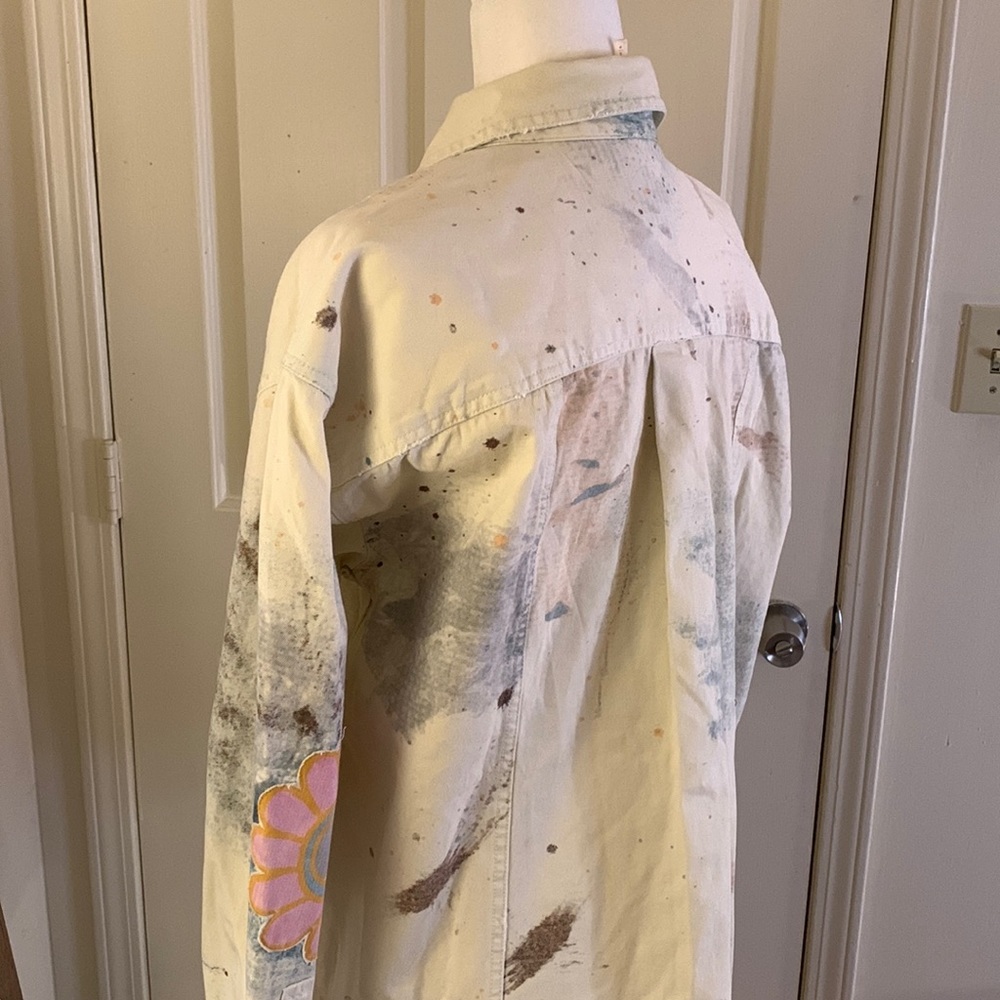 Free People Sunshine Fields Top/Oversized fit/ Sz S - Picture 10 of 16